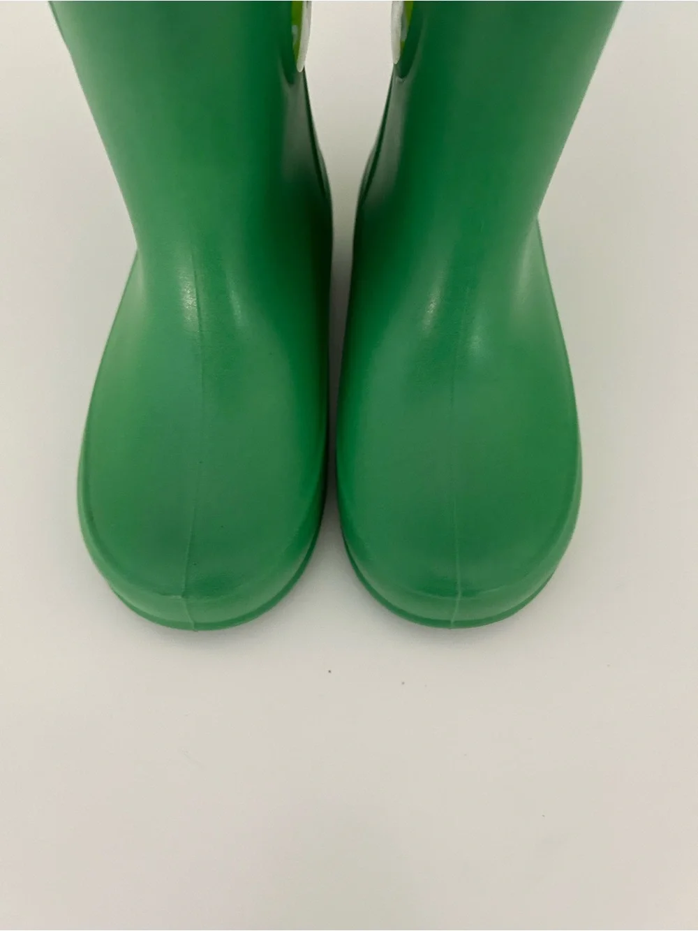 Okabashi Kendall Green Waterproof Rain Boots, Easy-Grab Handles size 12 toddler